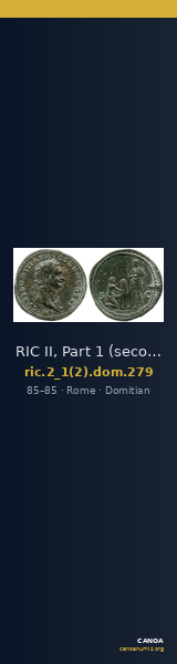 RIC II, Part 1 (second edition) Domitian 279 — CANOA