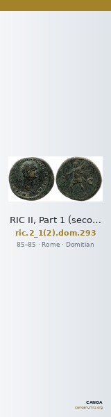 RIC II, Part 1 (second edition) Domitian 293 — CANOA