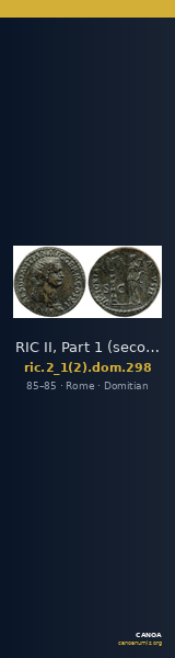 RIC II, Part 1 (second edition) Domitian 298 — CANOA