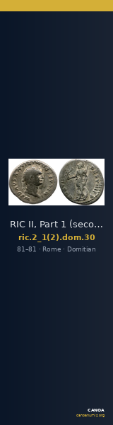 RIC II, Part 1 (second edition) Domitian 30 — CANOA