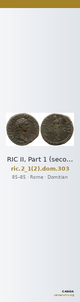 RIC II, Part 1 (second edition) Domitian 303 — CANOA