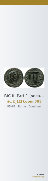RIC II, Part 1 (second edition) Domitian 305 — CANOA