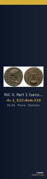 RIC II, Part 1 (second edition) Domitian 310 — CANOA