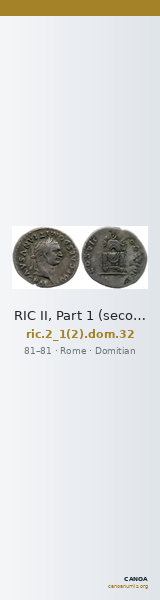 RIC II, Part 1 (second edition) Domitian 32 — CANOA
