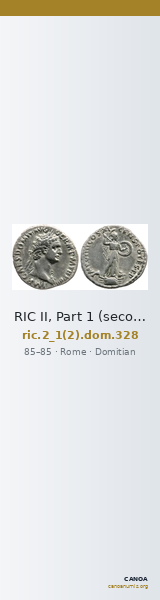 RIC II, Part 1 (second edition) Domitian 328 — CANOA