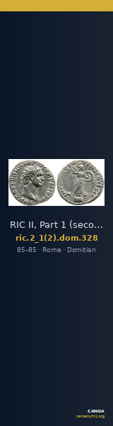 RIC II, Part 1 (second edition) Domitian 328 — CANOA