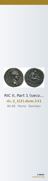 RIC II, Part 1 (second edition) Domitian 331 — CANOA