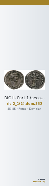 RIC II, Part 1 (second edition) Domitian 332 — CANOA
