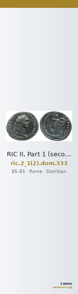 RIC II, Part 1 (second edition) Domitian 333 — CANOA
