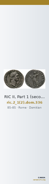 RIC II, Part 1 (second edition) Domitian 336 — CANOA