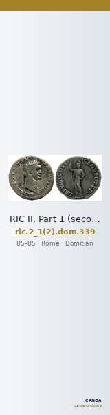 RIC II, Part 1 (second edition) Domitian 339 — CANOA