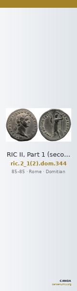 RIC II, Part 1 (second edition) Domitian 344 — CANOA
