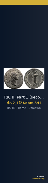 RIC II, Part 1 (second edition) Domitian 344 — CANOA