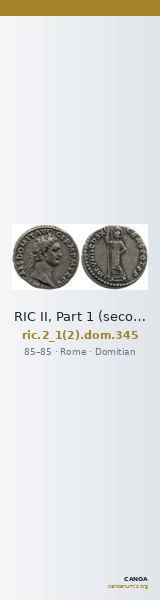 RIC II, Part 1 (second edition) Domitian 345 — CANOA