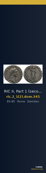 RIC II, Part 1 (second edition) Domitian 345 — CANOA