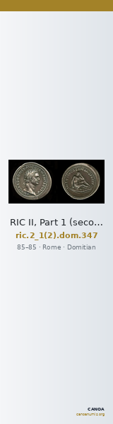 RIC II, Part 1 (second edition) Domitian 347 — CANOA
