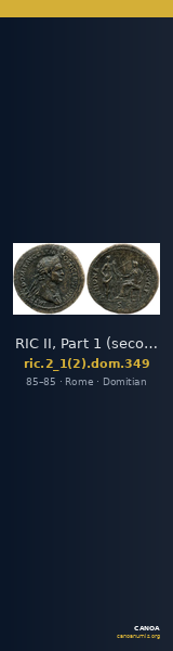 RIC II, Part 1 (second edition) Domitian 349 — CANOA