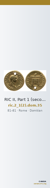 RIC II, Part 1 (second edition) Domitian 35 — CANOA