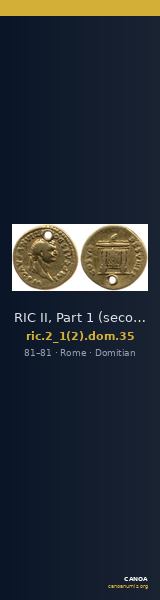RIC II, Part 1 (second edition) Domitian 35 — CANOA