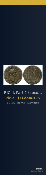 RIC II, Part 1 (second edition) Domitian 355 — CANOA