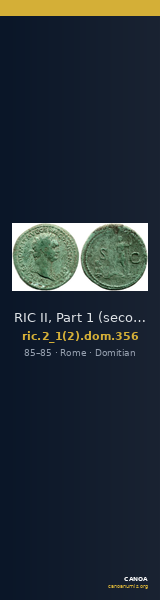 RIC II, Part 1 (second edition) Domitian 356 — CANOA