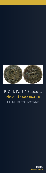 RIC II, Part 1 (second edition) Domitian 358 — CANOA