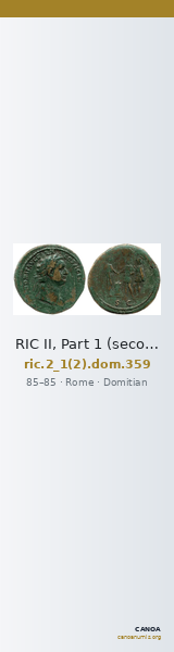 RIC II, Part 1 (second edition) Domitian 359 — CANOA