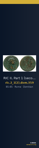RIC II, Part 1 (second edition) Domitian 359 — CANOA