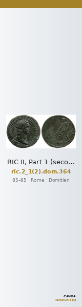RIC II, Part 1 (second edition) Domitian 364 — CANOA