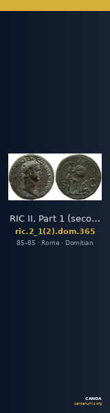 RIC II, Part 1 (second edition) Domitian 365 — CANOA