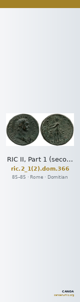 RIC II, Part 1 (second edition) Domitian 366 — CANOA