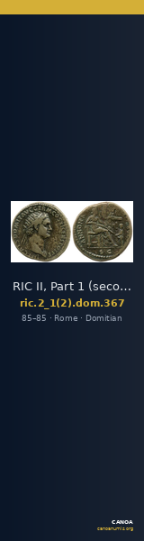 RIC II, Part 1 (second edition) Domitian 367 — CANOA