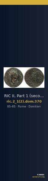 RIC II, Part 1 (second edition) Domitian 370 — CANOA