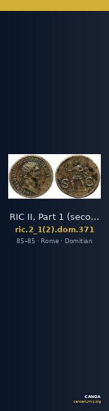 RIC II, Part 1 (second edition) Domitian 371 — CANOA