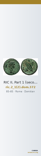 RIC II, Part 1 (second edition) Domitian 372 — CANOA