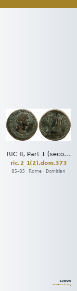 RIC II, Part 1 (second edition) Domitian 373 — CANOA