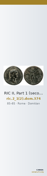 RIC II, Part 1 (second edition) Domitian 374 — CANOA