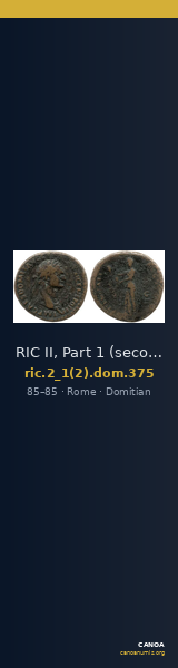RIC II, Part 1 (second edition) Domitian 375 — CANOA
