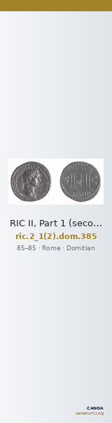 RIC II, Part 1 (second edition) Domitian 385 — CANOA