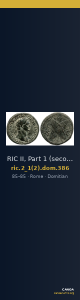 RIC II, Part 1 (second edition) Domitian 386 — CANOA