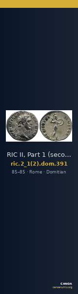 RIC II, Part 1 (second edition) Domitian 391 — CANOA