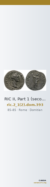 RIC II, Part 1 (second edition) Domitian 393 — CANOA