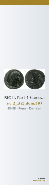 RIC II, Part 1 (second edition) Domitian 397 — CANOA