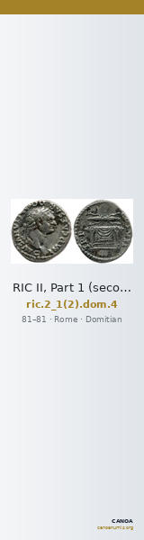 RIC II, Part 1 (second edition) Domitian 4 — CANOA