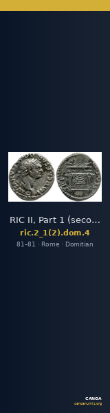 RIC II, Part 1 (second edition) Domitian 4 — CANOA