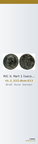 RIC II, Part 1 (second edition) Domitian 413 — CANOA