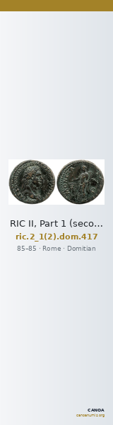 RIC II, Part 1 (second edition) Domitian 417 — CANOA