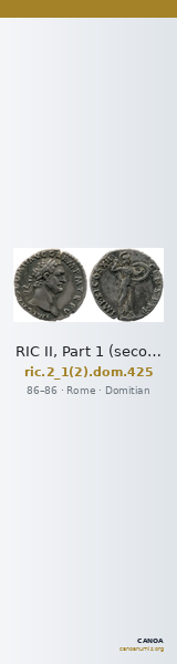 RIC II, Part 1 (second edition) Domitian 425 — CANOA
