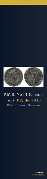 RIC II, Part 1 (second edition) Domitian 425 — CANOA