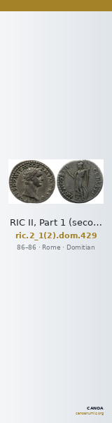 RIC II, Part 1 (second edition) Domitian 429 — CANOA